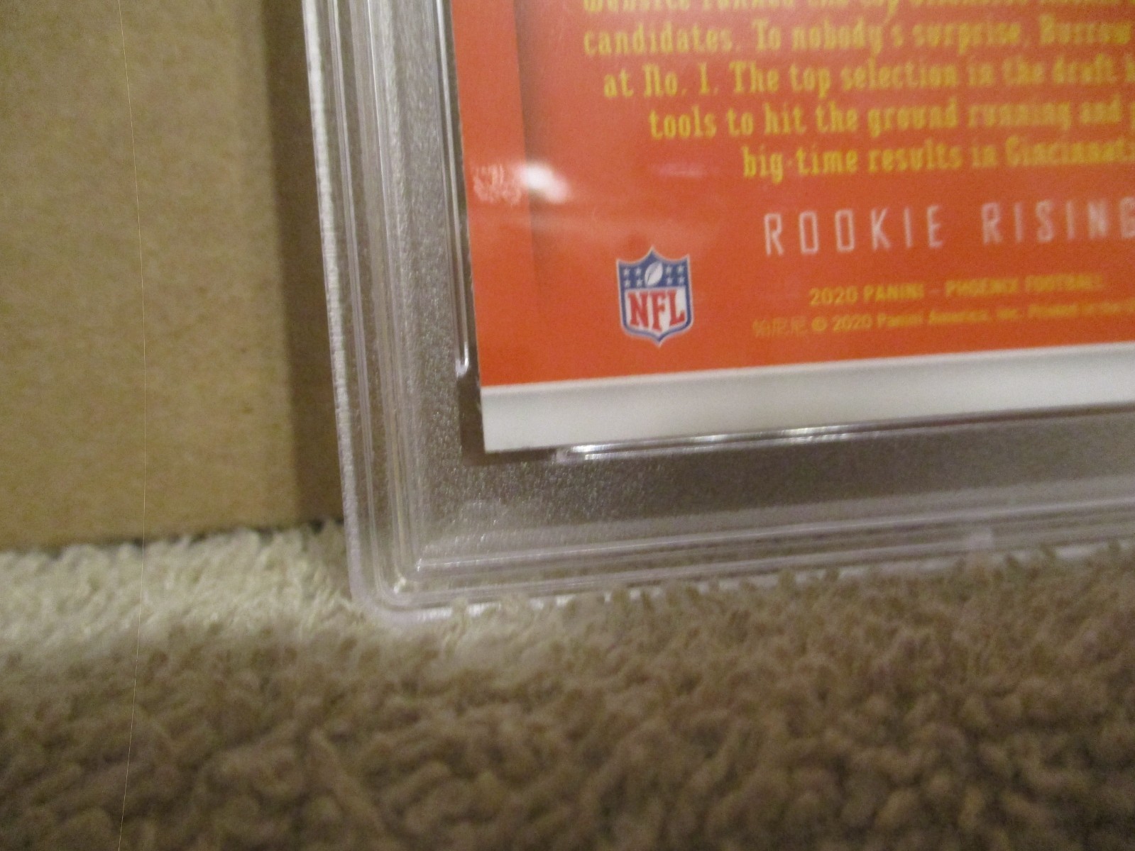 2020 PANINI PHOENIX JOE BURROW ROOKIE RISING #RR-1 ROOKIE RC PSA 10 GEM MINT view 15