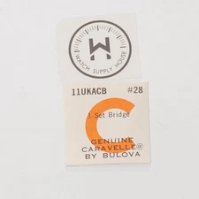 Caravelle 11UKACB Watch Setting Lever Spring Set Bridge New Old Stock  (C19R1)