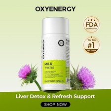 Oxyenergy Milk Thistle#1 TikTok Liver Detox S...