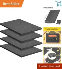 Polyurethane Foam Sheets 16x12x1 Inch Pack of 4 Soft Cushioned Storage Crafts
