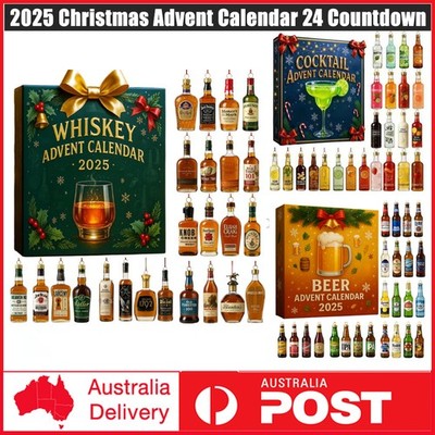 2025 Christmas Advent Calendar,Whiskey Advent Calendar 24 Countdown Blind Box AU