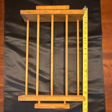 Vintage Wood Pasta Drying Rack 12x10.5x2  
