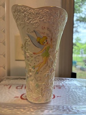 Lenox Tinker Bell's Enchanted Garden Vase from the Walt Disney Showcase Collecti