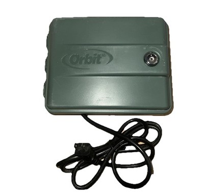 Orbit 6 Station Model #57896 Outdoor Sprinkler Control,Powers On & Programmable
