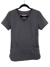 Purple Label by Healing Hands Women's Scrub Top style 245 size small