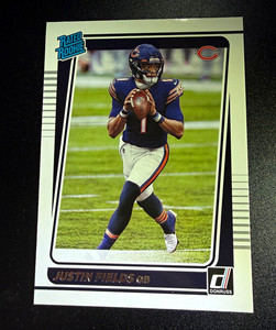 Justin Fields rated rookie サイン NFL カード Justin Fields Rookie Card | eBay
