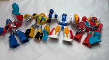 Lot  Transformers Rescue Bots OPTIMUS PRIME Bumble Bee, High Tide, Heatwave.