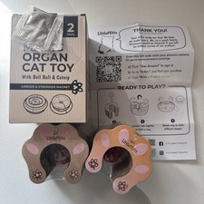 Accordion Magic Organ Cat Scratching Board Toy Kitty Kurlz Ball Scratch Pad