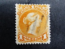 nystamps Canada Stamp # 23a Used $260         A10x028