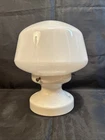 Vintage Ceiling Light Fixture Milk Glass Globe