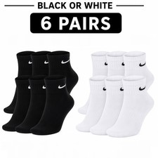 Nike Dri-Fit Unisex Everyday Cushioned Training Ankle Socks 6 Pairs Gift $