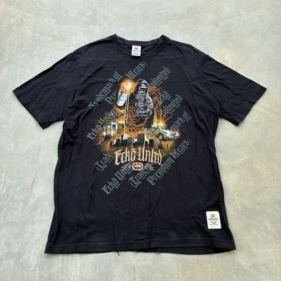 Y2K Vintage Ecko Unltd. T-Shirt Black Graffiti Graphic Print Logo Skater Pinkman