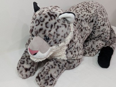 Snow Leopard 2008 Jumbo Plush 30''-58'' Wild Republic Cuddlekins Rare