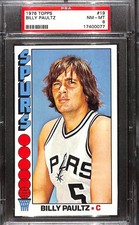 1976 TOPPS #19 Billy Paultz PSA 8 NM-MT 17400077 