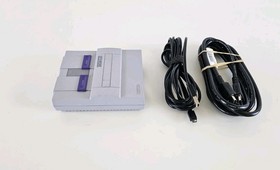 Nintendo Super NES Classic Edition Control Deck CLV-201  & Cords Tested 