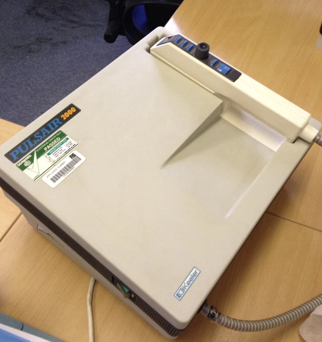Keeler Pulsair 2000 Non Contact Tonometer Air Puff Eye Pressure Tester Working