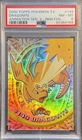 2000 Topps Pokemon Series 3 #149 Dragonite Animation Ser. 3 Rainbow Foil PSA 8
