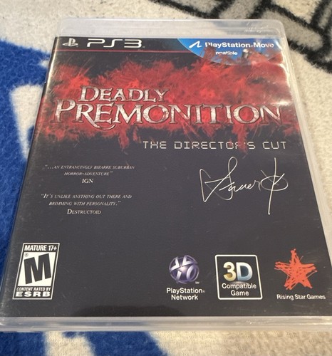 Deadly Premonition Directors Cut - Sony PlayStation 3 PS3 Horror Sin Manual - Imagen 1 de 3