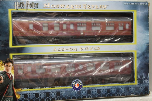 LIONEL #1142 HARRY POTTER HOGWARTS EXPRESS COCHE DE PASAJEROS PAQUETE DE 2 | Condition: New