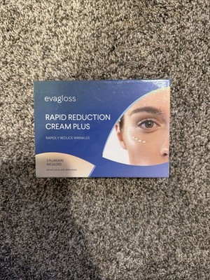Evagloss Rapid Reduction Cream PLUS Rapidly Reduce Wrinkles 2 Plungers Included