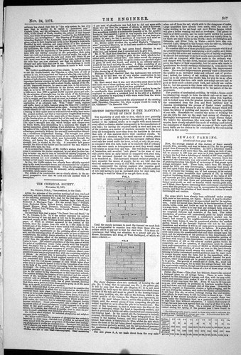 Old 1871 Recent Improvements Manufacture Iron Rails Crystalline Fibro Victorian