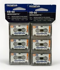 2x 3er-Pack Olympus XB-60 Microcassetten Kass...