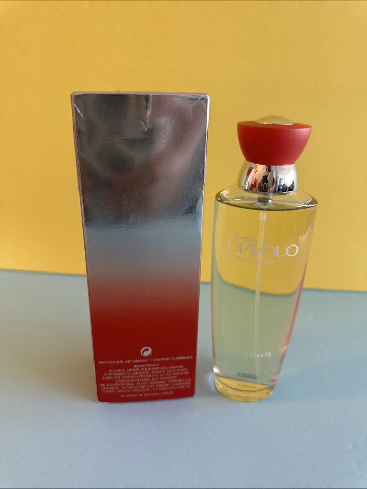 Diavolo por Antonio Banderas Eau de Toilette Mujer 3.4 OZ 100 Ml Spray Natural Foto 2 de 2