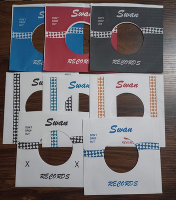 The Beatles Swan Fantasy 45 Company Sleeves! Three Pack (You Choose the Design)