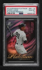 2019 Bowman Platinum Wal-Mart Presence Aaron Judge #PP-19 PSA 10 GEM MT 0e2x