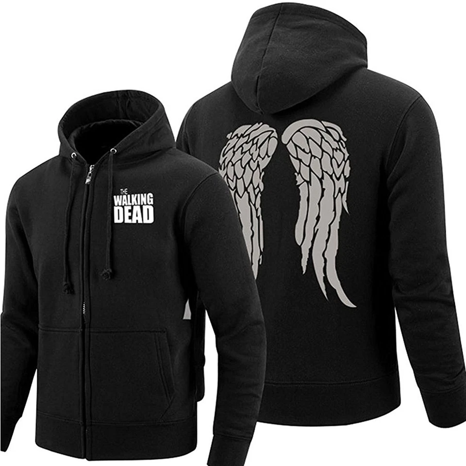 Anime The Walking Dead Daryl Dixon Norman Reedus Men Hoodie Jacket Sweater Suit