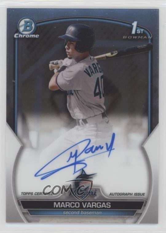 2023 Bowman Chrome Prospect Auto Marco Vargas #CPA-MVA