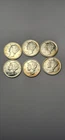 1/10 oz Silver Round - Lot of 6 APMEX Mercury Dime Design