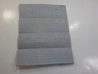 Civil War Letter Fish River Dauphin Island 34th New Jersey Montgomery Alabama