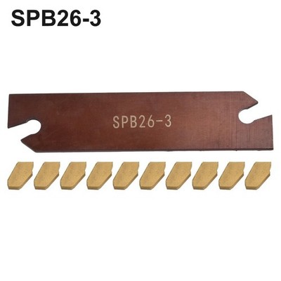 10* GTN3 SP300 Insert Lathe Cut Off Grooving Tool Holder Pack Of 10 SPB26- 3
