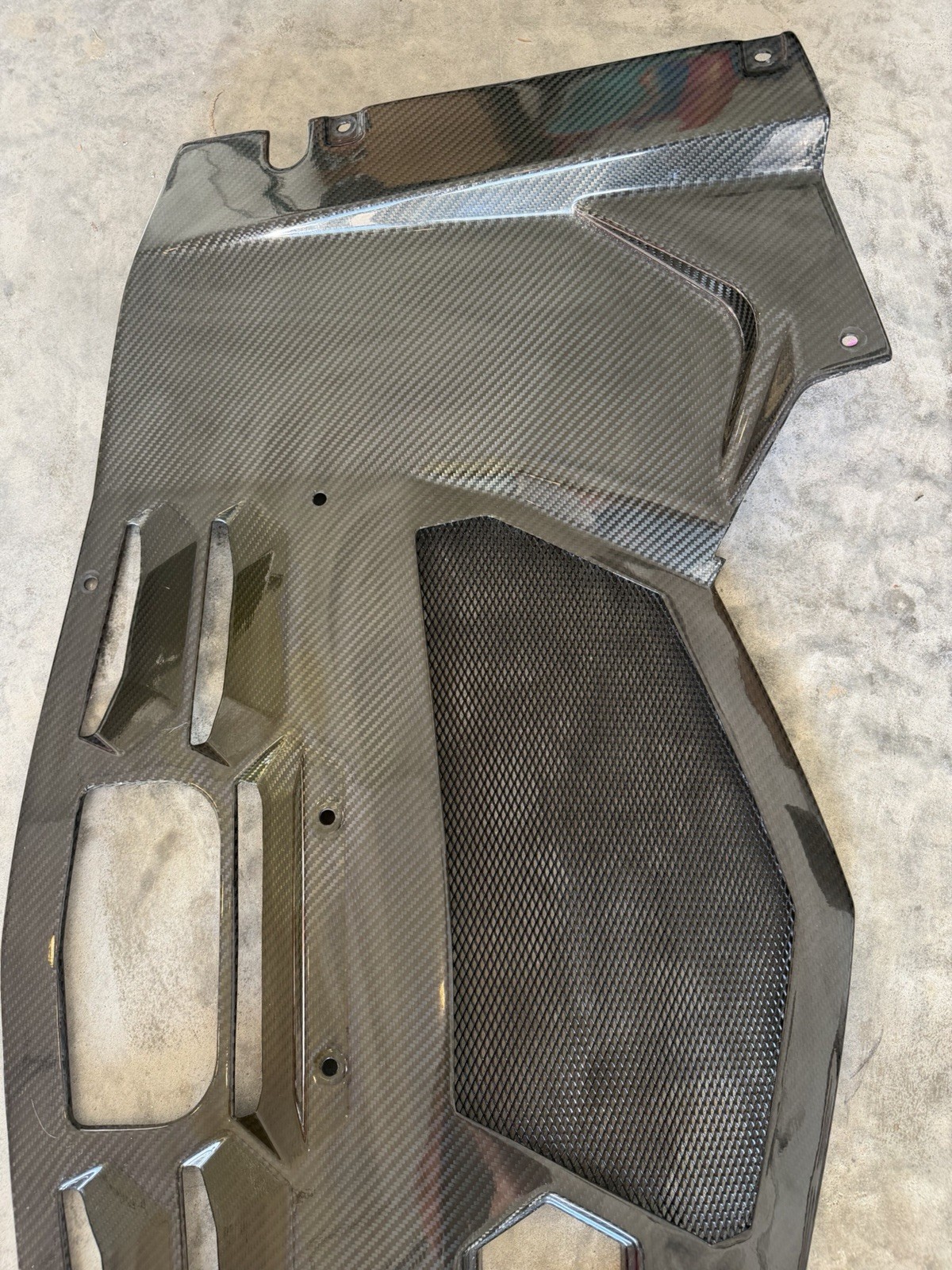 Lamborghini Aventador Engine Bay Cover Trim Carbon fiber