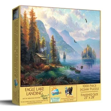 SunsOut Eagle Lake Landing 1000 pc Jigsaw Puzzle