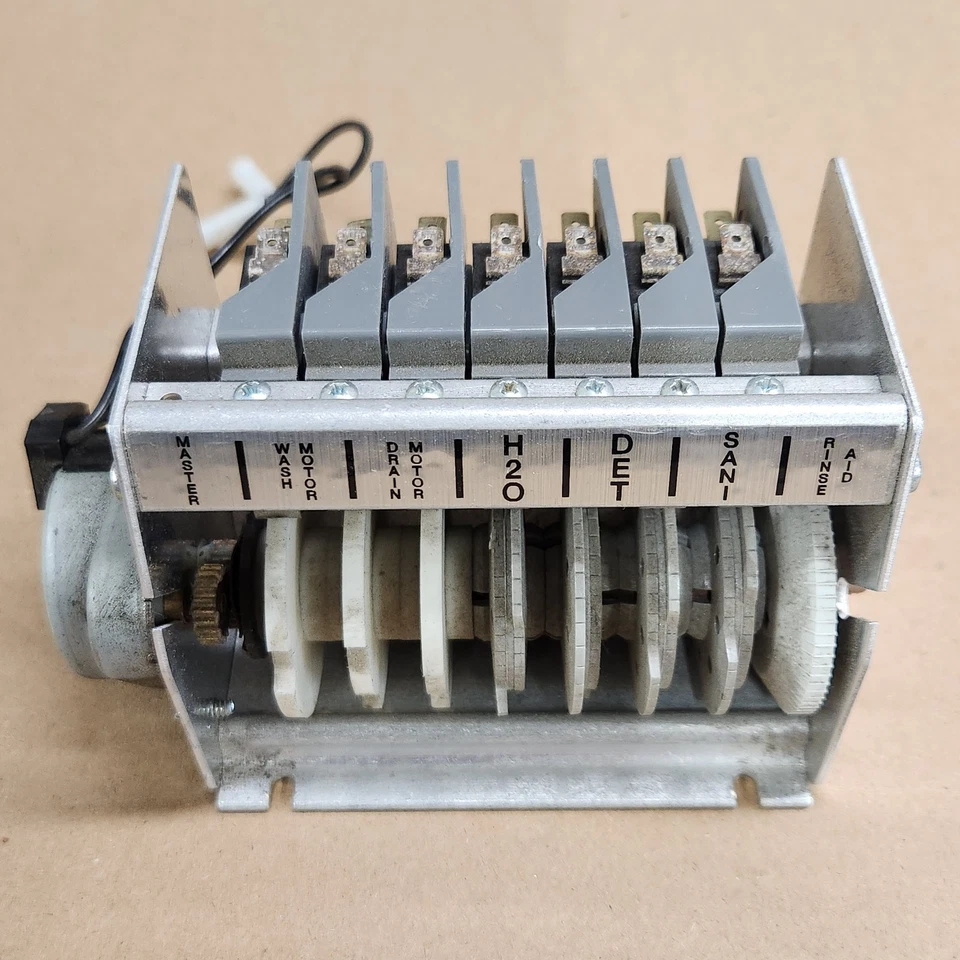 ADS ASQ II Commercial Dishwasher Bar Glasswasher Timer Assy 91-3093 7-Cam 72 Sec - Image 3 of 4