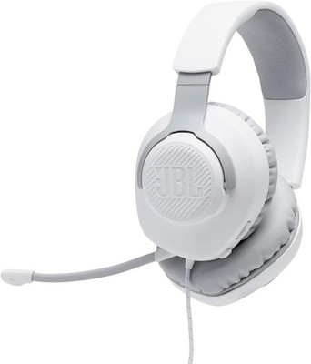 JBL Quantum 100, Wired over-ear gaming headset with flip-up mic
