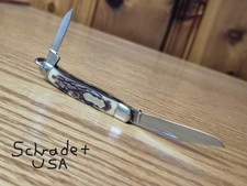 Schrade + USA Made 804UH Journeyman Uncle Henry Pocket Knife,  Pre 2004, Unused