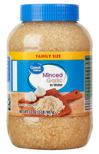 Great Value Minced Garlic in Water, 32 oz.