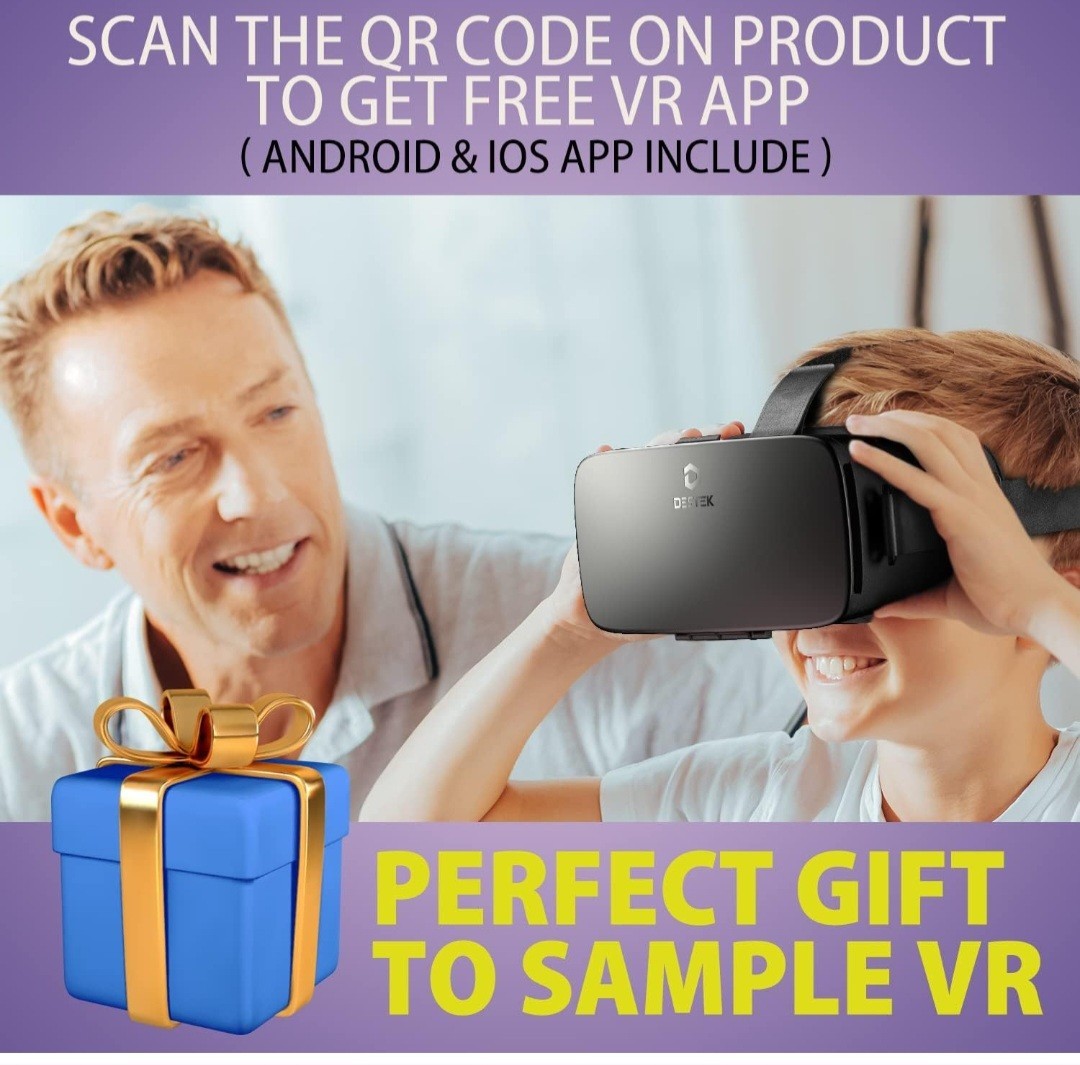 DESTEK V5-4  VR Headset White /iPhone /Samsung/Android with Controller/Black