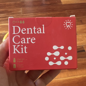 Teeth Whitening Dental Care Kit, Unflavored, Red Box Teeth Whitening Kit