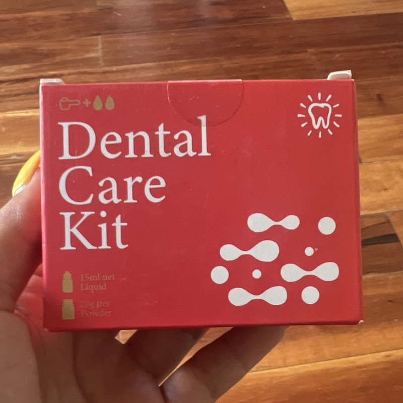 Teeth Whitening Dental Care Kit, Unflavored, Red Box Teeth Whitening Kit