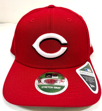 Cincinnati Reds MLB NE Player Replica Stretch-Snap Snapback Hat~Red/White