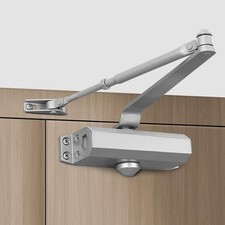 Door Closer, Adjustable Automatic Spring Hydraulic Door Closure Heavy Duty Fire