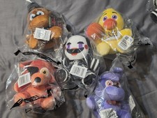 Five Nights at Freddy’s 8” Peluche Ojos Brillantes 2025 Jazwares FNAF JUEGO COMPLETO de 5