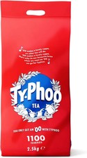 Typhoo Tea 1100 Tea Bags Bulk Catering Pack 2.5kg British Blended Cup Of Tea