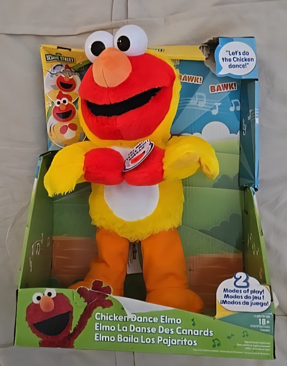 Chicken Dance Elmo Sesame Street New Open Box 13