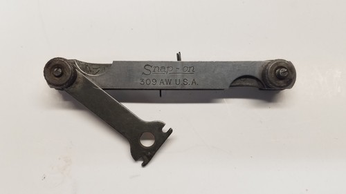 Vintage  Snap On 309-AW  Spark Plug Gap Gauge Tool Made In USA