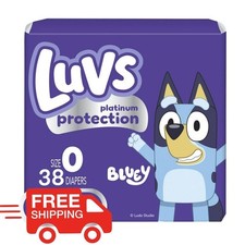 Luvs Platinum Protection Baby Diapers Size Newborn, 38 Count